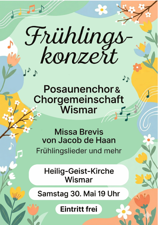 Bild vergr&ouml;&szlig;ern: Frühlingskonzert in der Heiligen-Geist-Kirche