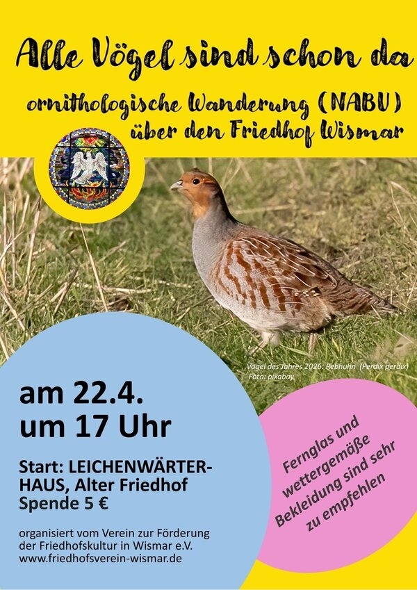 Bild vergr&ouml;&szlig;ern: "Alle Vögel sind schon da" - ornithologische Führung