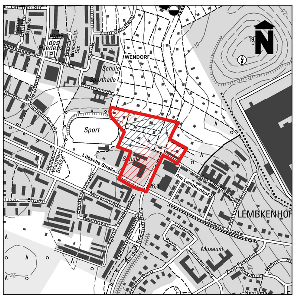 Bild vergr&ouml;&szlig;ern: Bebauungsplan Nr. 90_26 „Sonstiges Sondergebiet Bildungscampus Wismar“