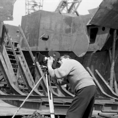 Foto Werft Kameramann
